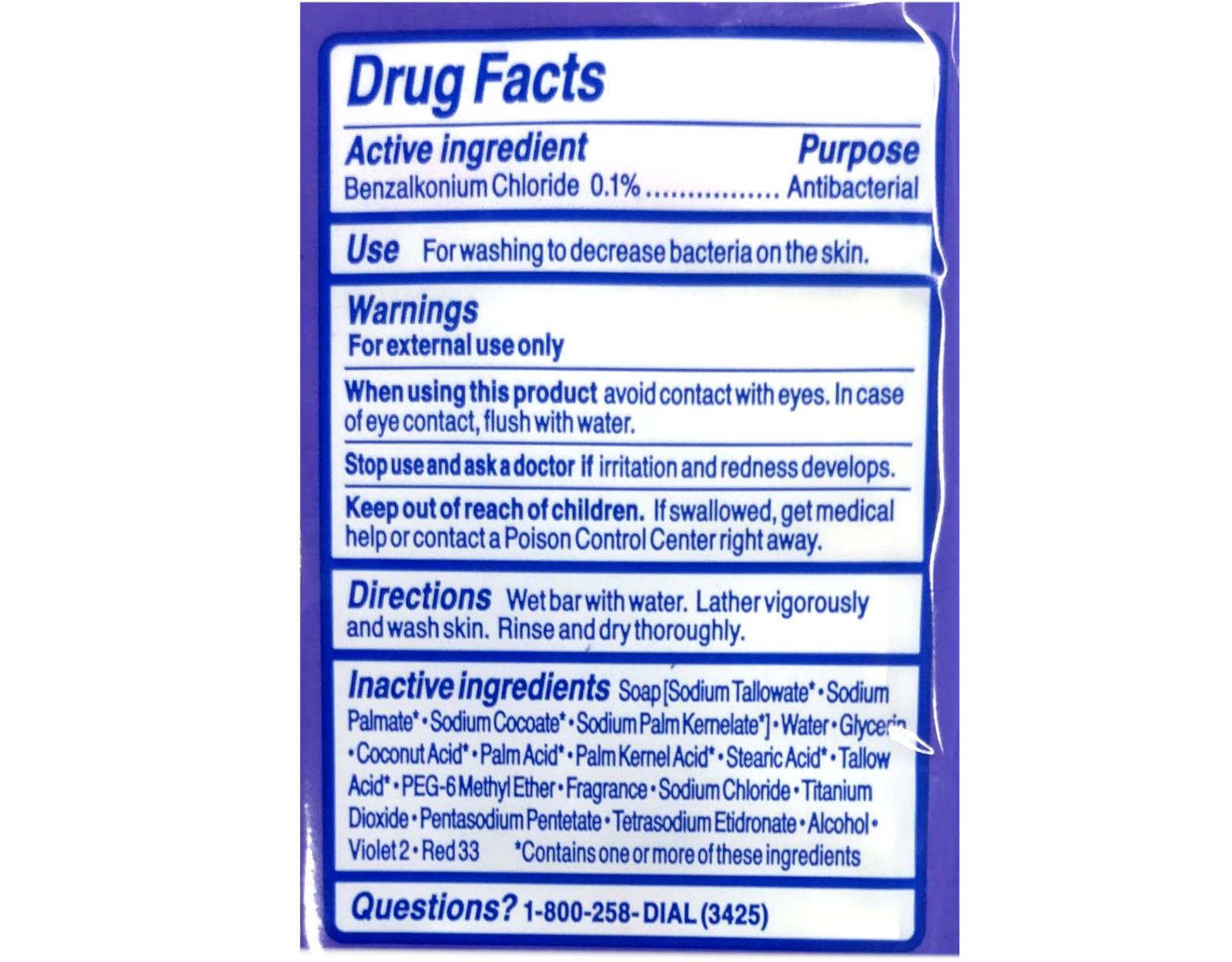 Dial Lavender & Jasmine Antibacterial 4oz. Bar Soap, 3 Count – Pack of 4