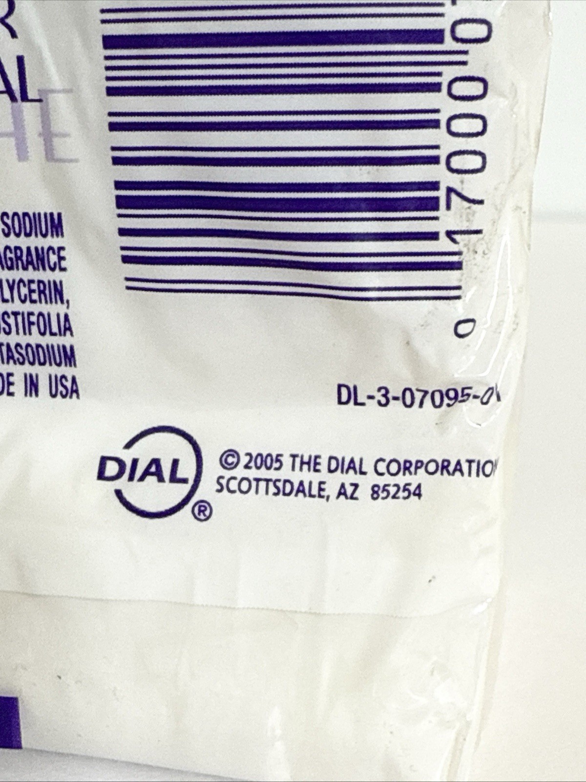 Dial SOOTHE Daily Care Body Bar Lavender & Oatmeal 3 Soap Bars Discontinued 2005