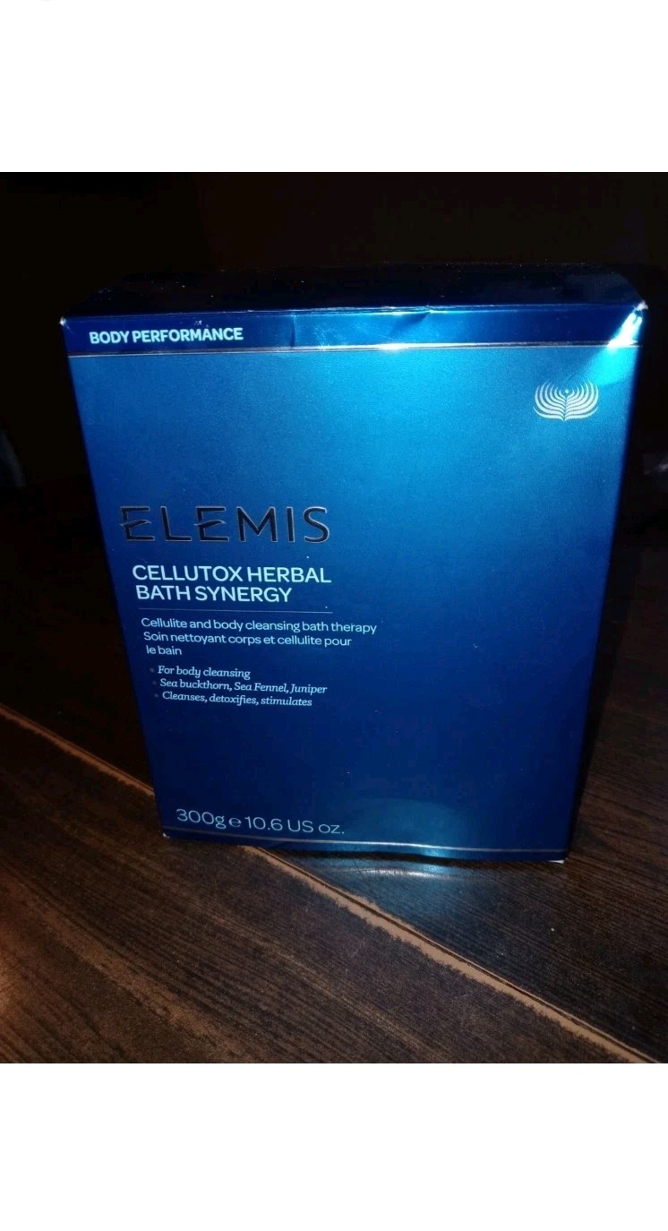 Elemis Cellutox Herbal Bath Synergy 300g/ 10.6oz 10 Sachets New Open Box NOB