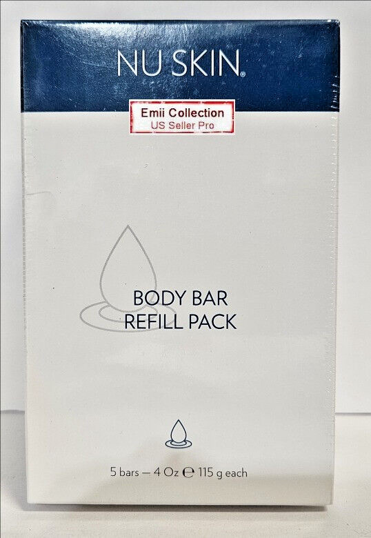 Nu Skin Nuskin Body Bar Refill Pack Soap Free 4 oz 115 g (5 Bars) Box Sealed