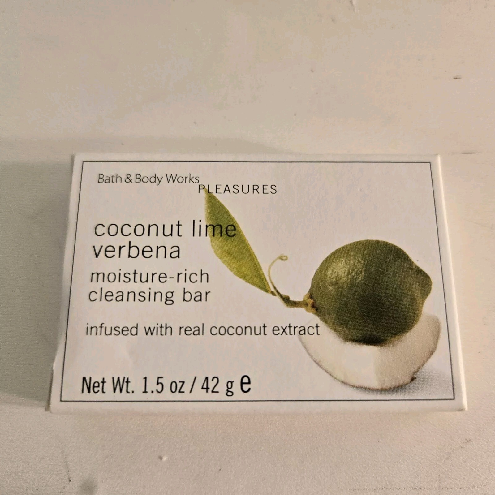 Bath & Body Works – COCONUT LIME VERBENA – 1.5 oz Cleansing Bar Soap NOS NIB