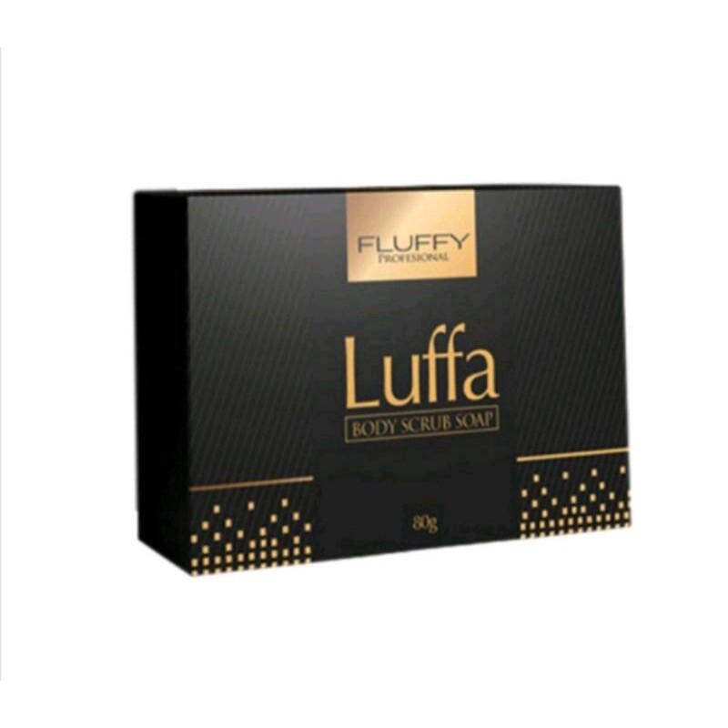 80g FLUFFY LUFFA Body Scrub Soap REMOVE DIRT Dark Spots Dead Skin Cells