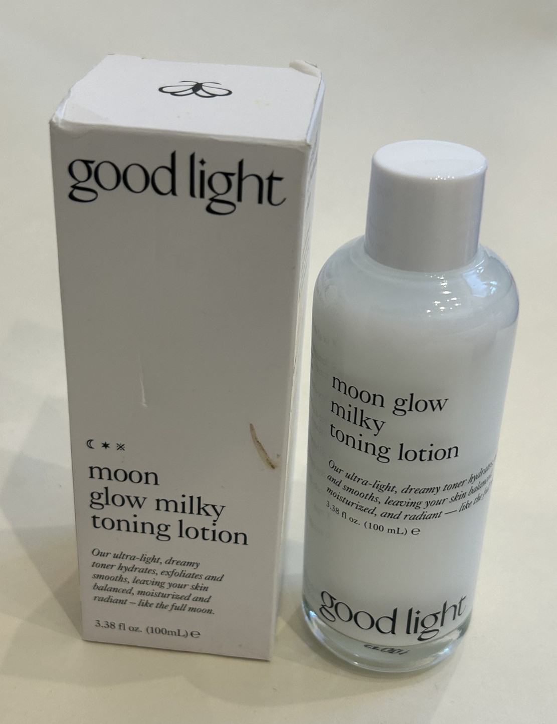 good light Moon Glow Milky Toning Lotion 100mL New with Box