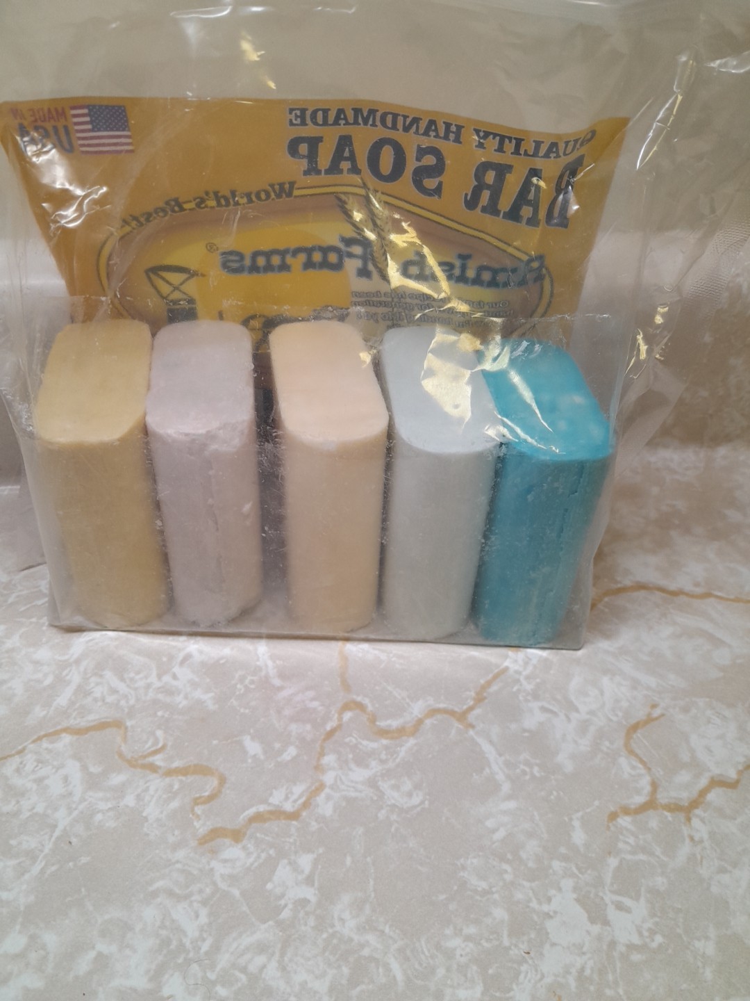 Amish Farm Bar Soap Pack Of 5 Huge Bars 5oz Each Soap Made In USA Scented