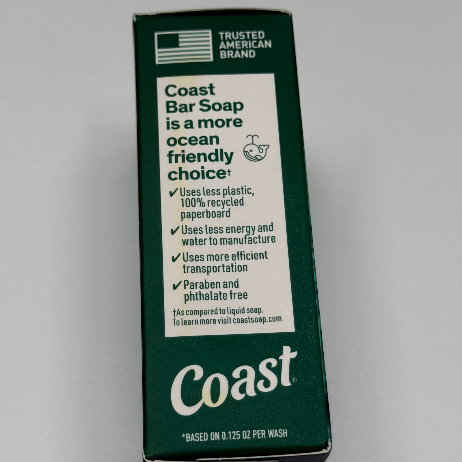 Coast Bar Soap 7.05oz Emerald Burst Scent Lot of 5 Moisturizing Bar