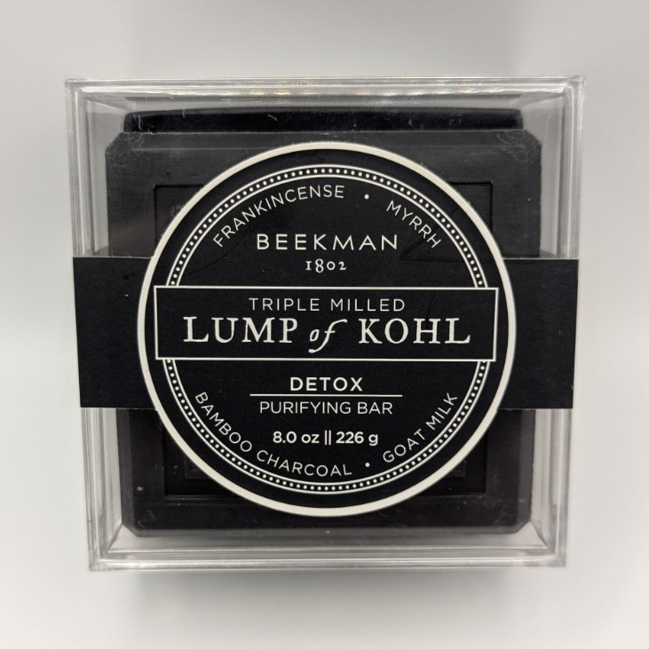 Beekman 1802 Lump of Kohl Goat Milk Soap Bar 8oz Frankincense Myrrh NIB Sealed