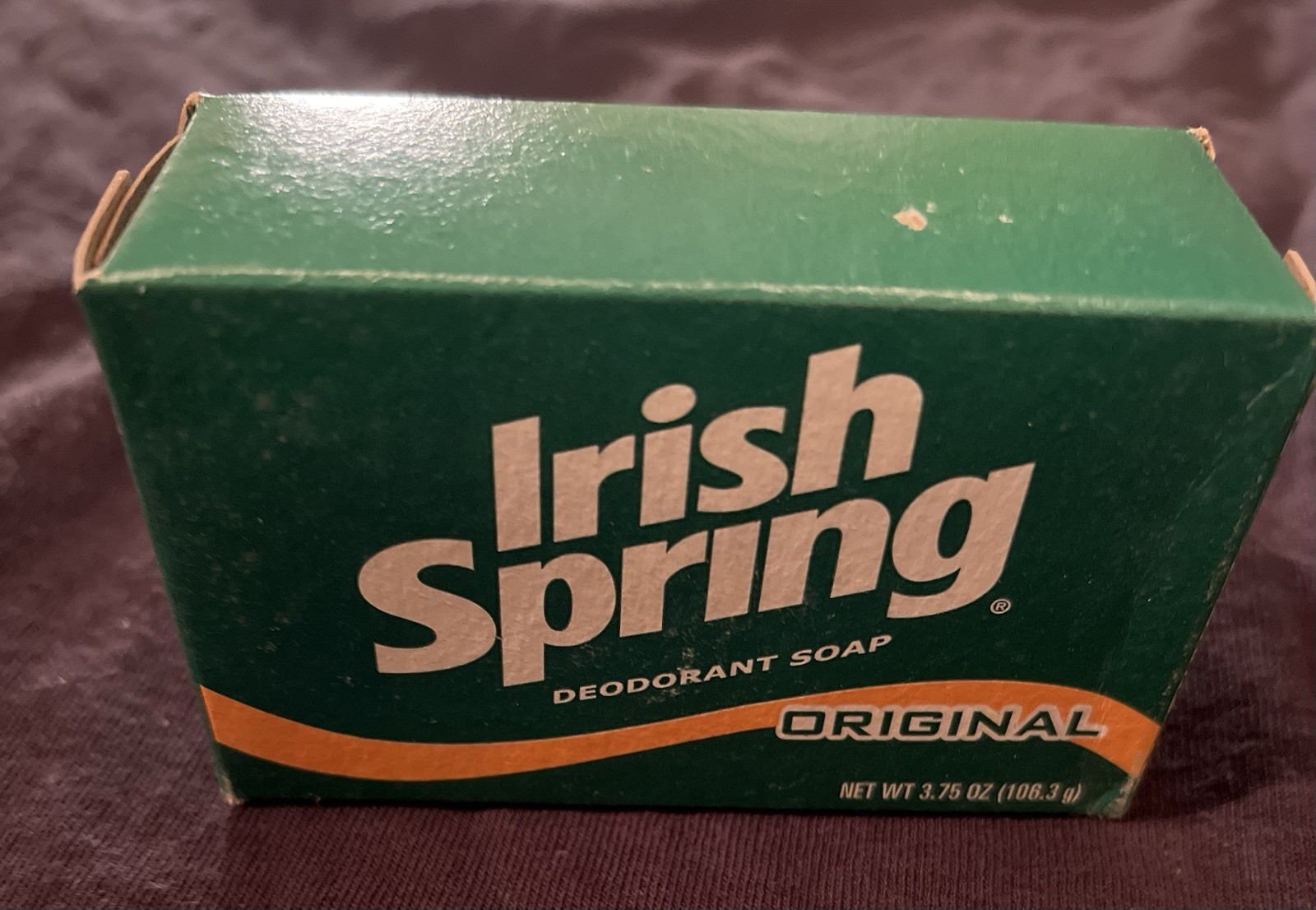 Lot of 2 Vintage IRISH SPRING Deodorant Bath Size Soap 5 oz Bar Skin Conditioner