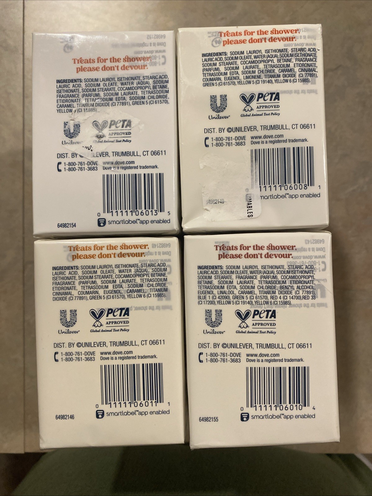 4x Dove Beauty Bar Limited Edition Multi-Pack (16 Soap Bars Total)
