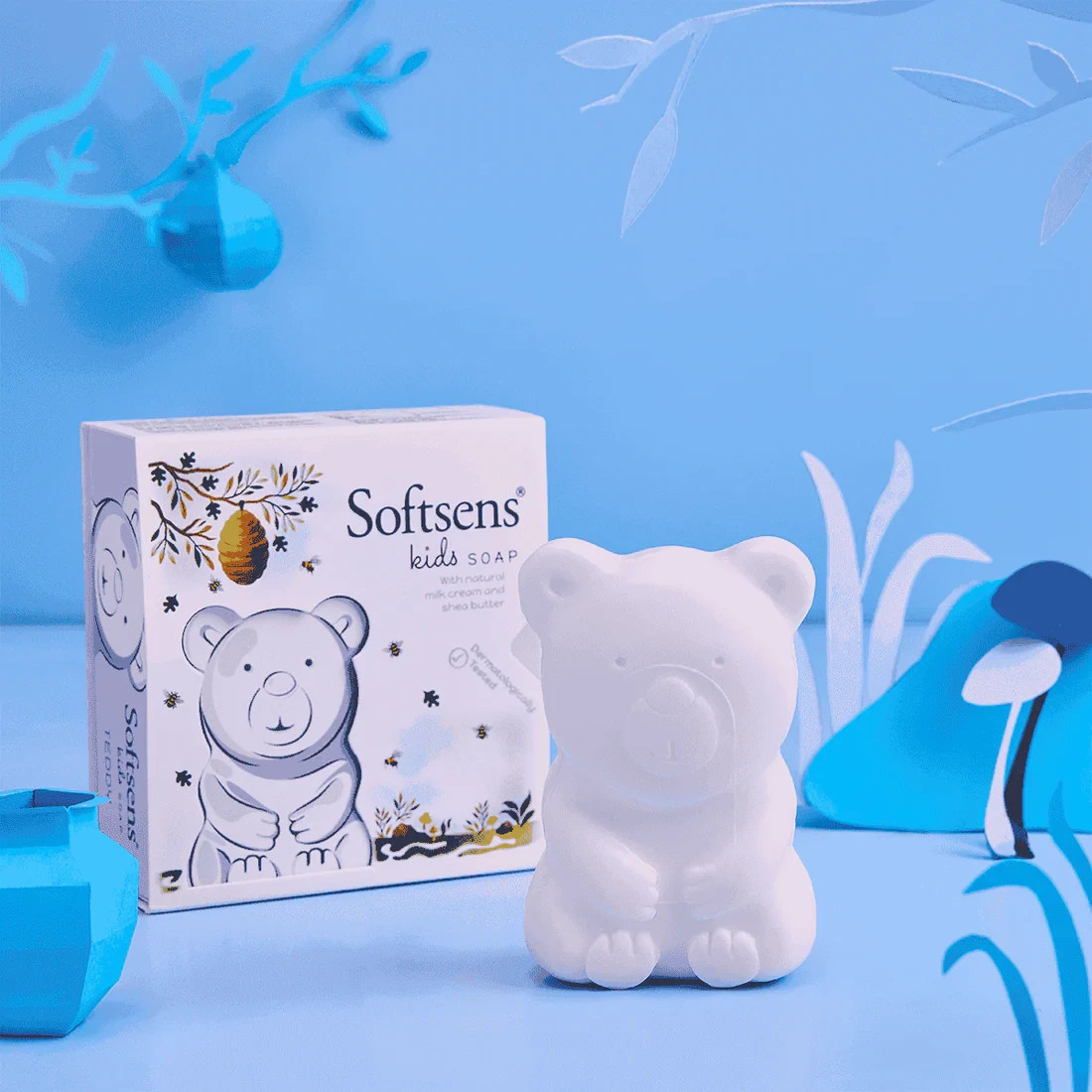 Softsens Pack of 5 Kids Soap With Animal Shape | Baby Love This Soap