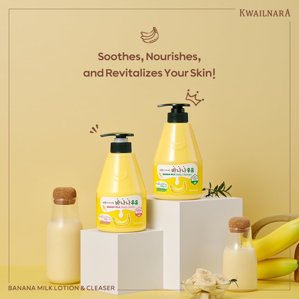 Kwailnara Banana Milk Body Wash (19.75 Fl Oz) – 19.75 Ounce (Pack of 1), red