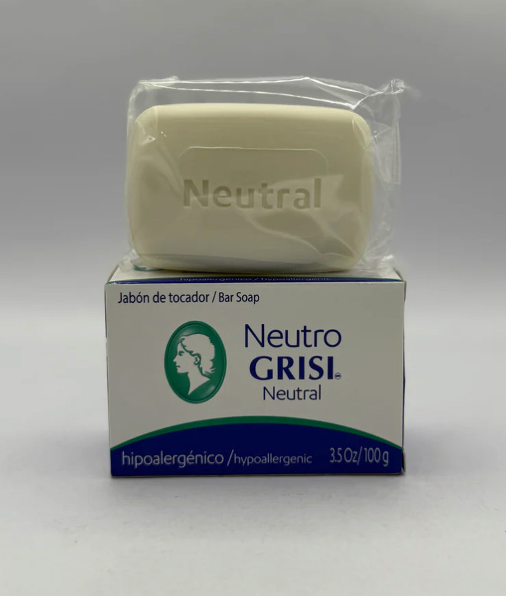 GRISI NEUTRAL NEUTRO SOAP Balancing 3.5 oz Scent Bar Hand Face Jabon 1 Pack