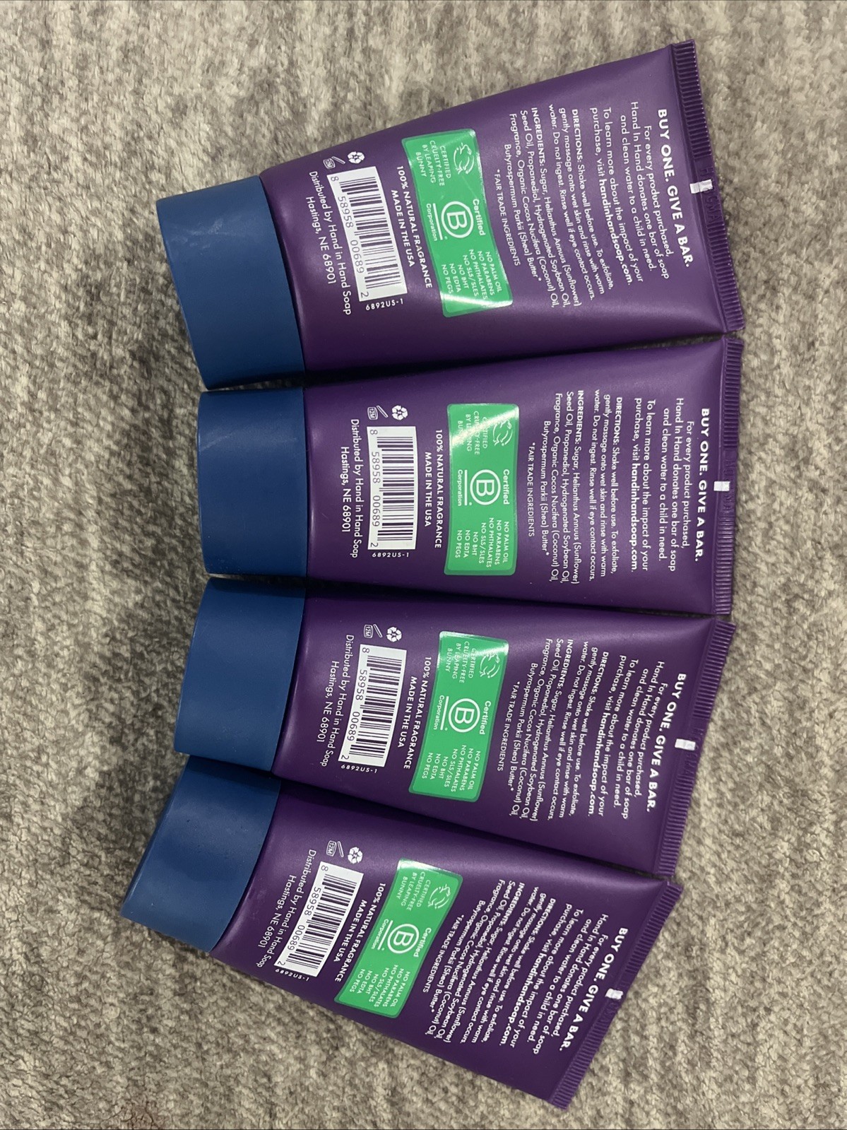 Hand In Hand Two 2 Oz Limited Edition Scent Sugar Scrub Spiced Plum – 4 Pack