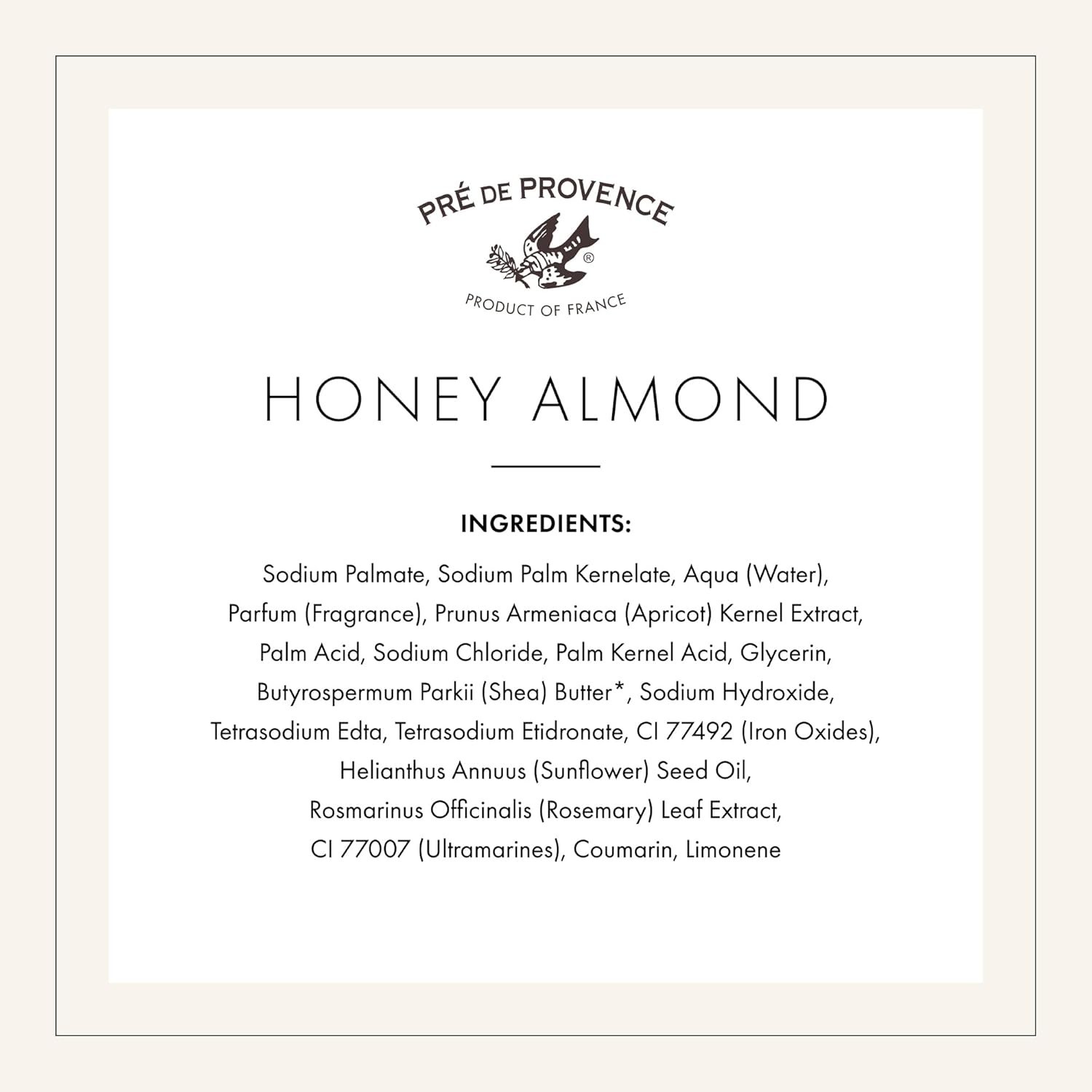 Artisan French Soap Bar 8.8 oz – Rich Lather with Honey Almond & Shea Butter