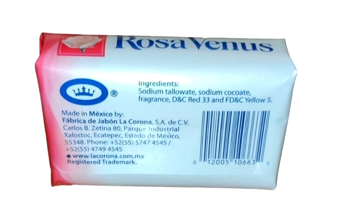 Rosa Venus Pink Soap- 3.5oz