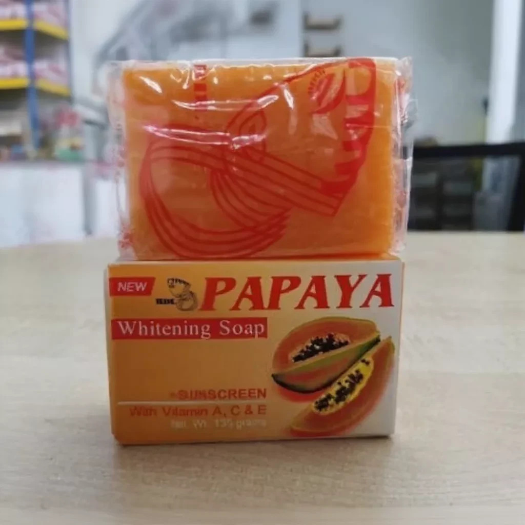 RDL Papaya Whitening Soap 135g x3 Original Sunscreen & Vitamin-Enriched