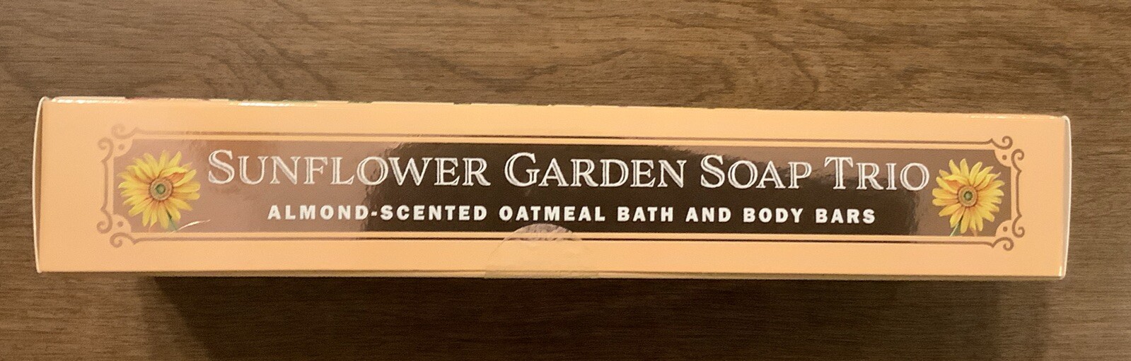 Vermont Country Store Sunflower Garden Soap Trio Scented Bath & Body Bars NIB