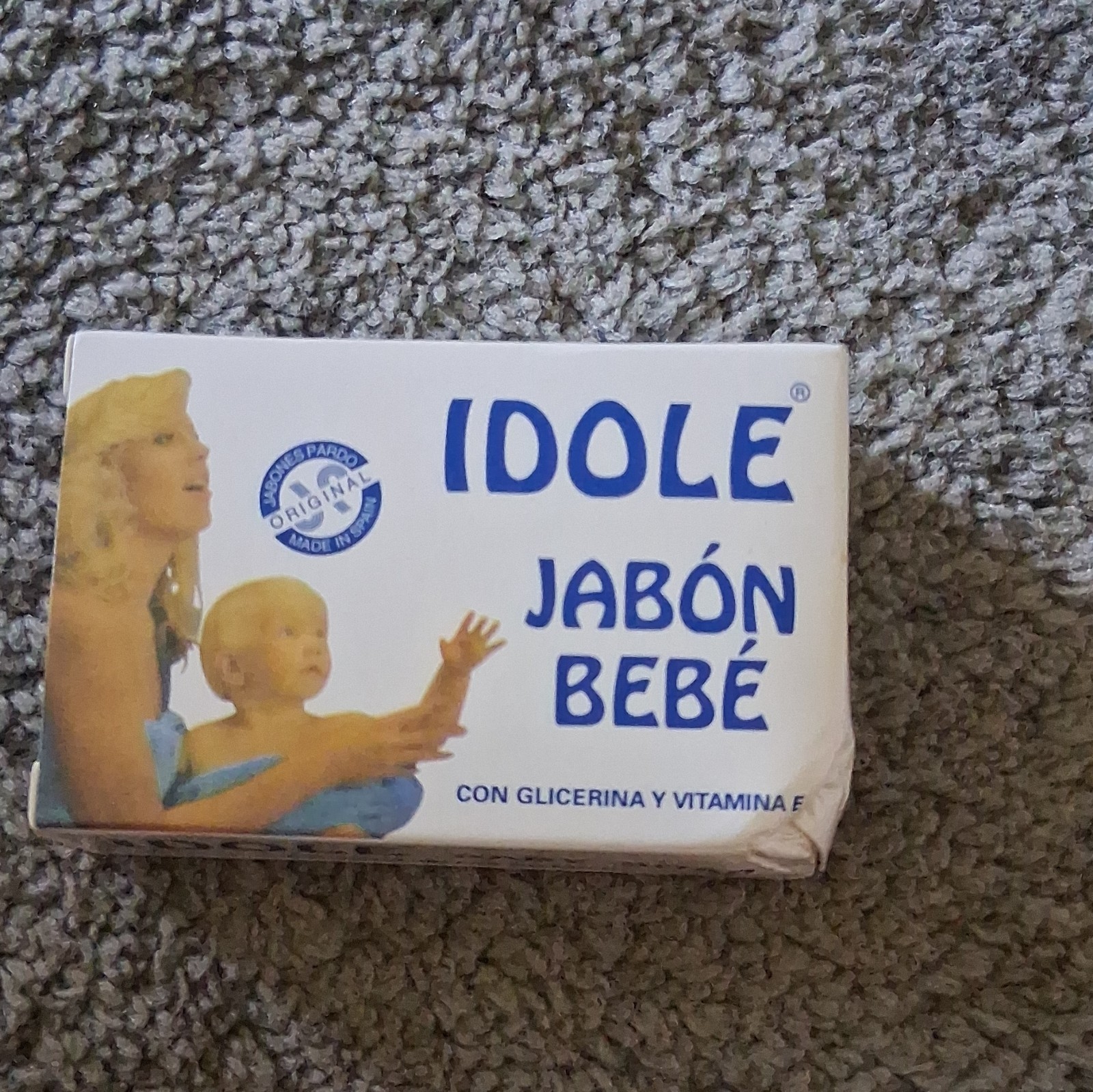 Idoole Savon Bébé Baby Bar Soap Glycerin Vitamin E Unscented 3.5 oz