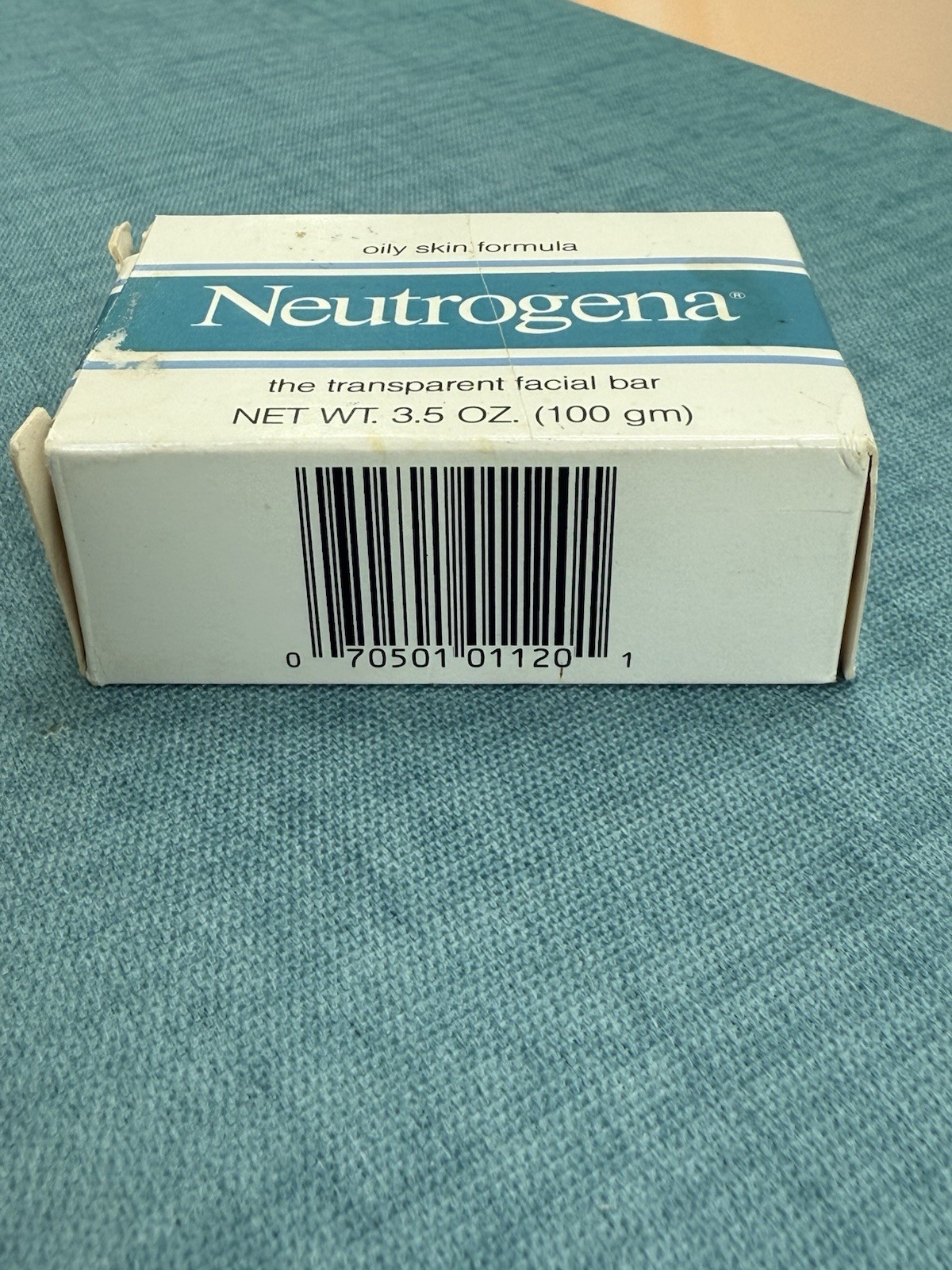 Neutrogena Soap NOS Transparent Facial Bars Oily Skin 1992 Vintage 3.5 Oz Rare