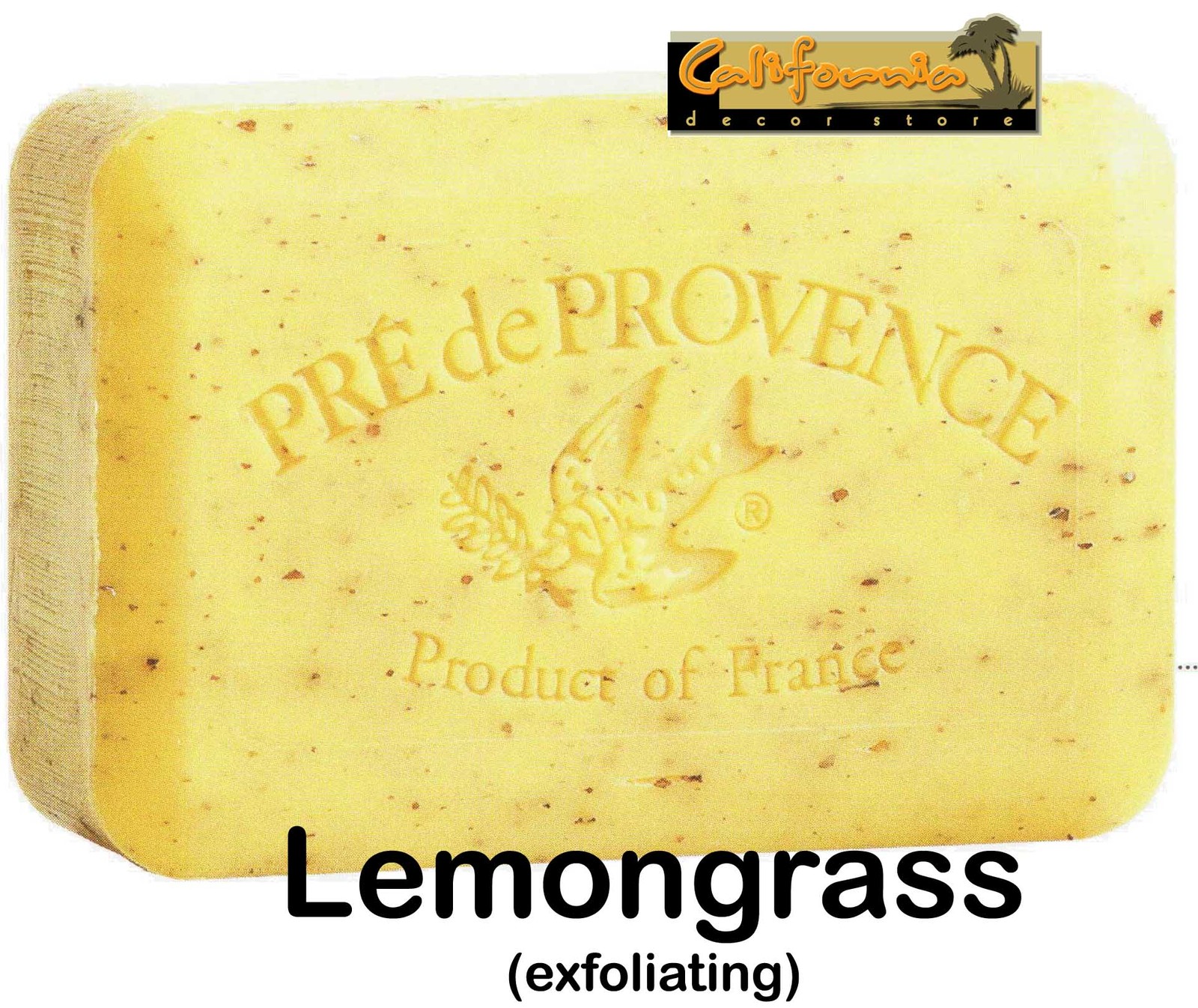 Pre de Provence LEMONGRASS 250 Gram French Soap Bath Shower Bar Shea Butter XL
