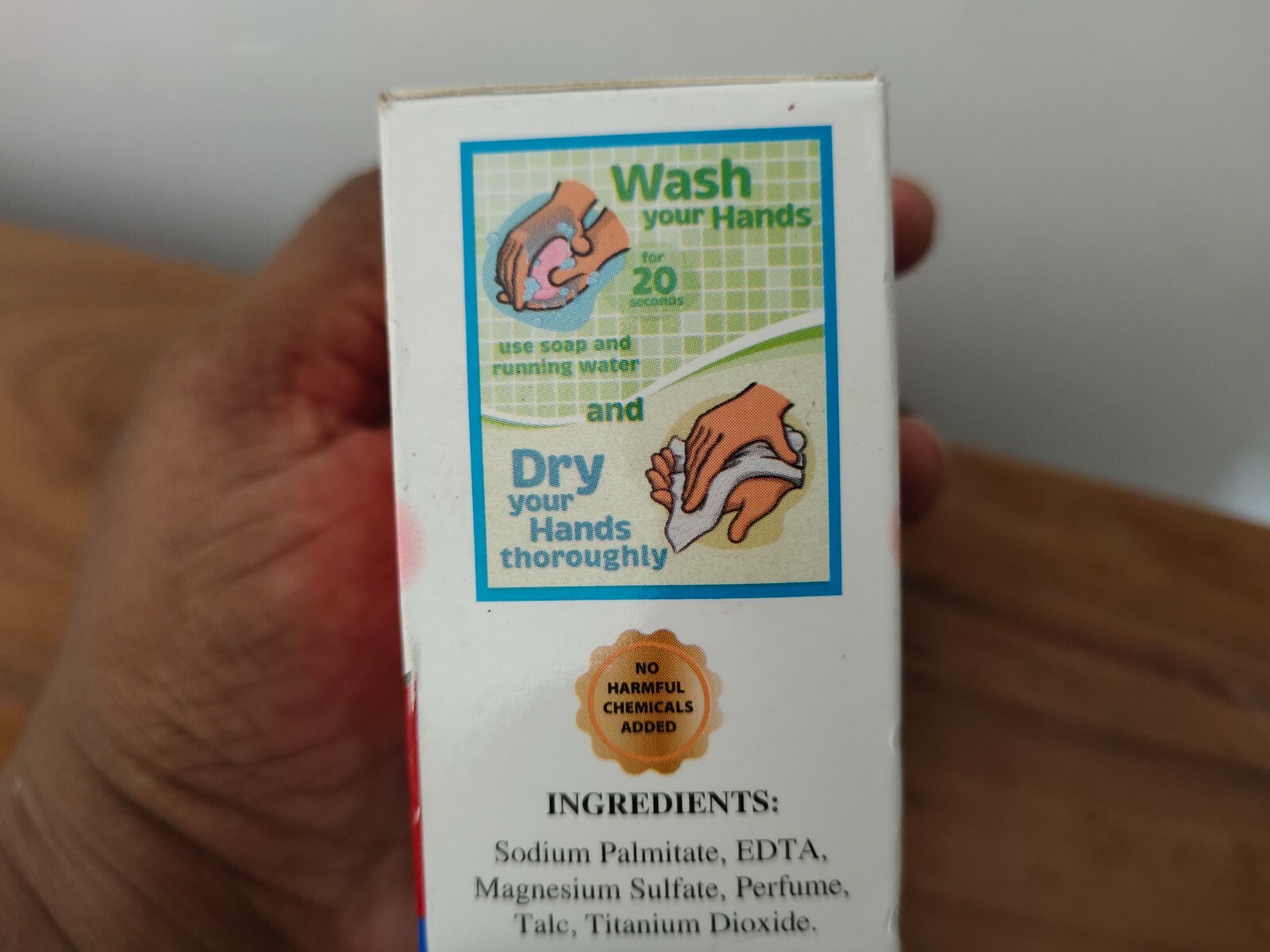 Soap Calin Red Anti Bacterial Moisturizer 125g Natural Chemical Free Germs Body