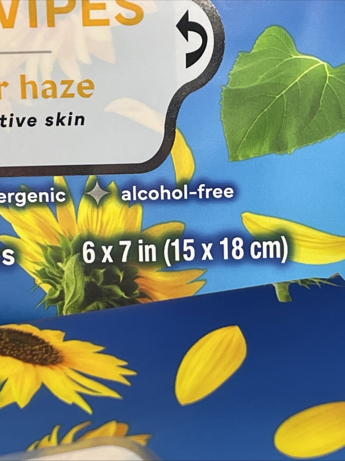 Lot Of 2 Ashley Belle Hand Wipes Sunflower Haze 60 Total New Free Shipping