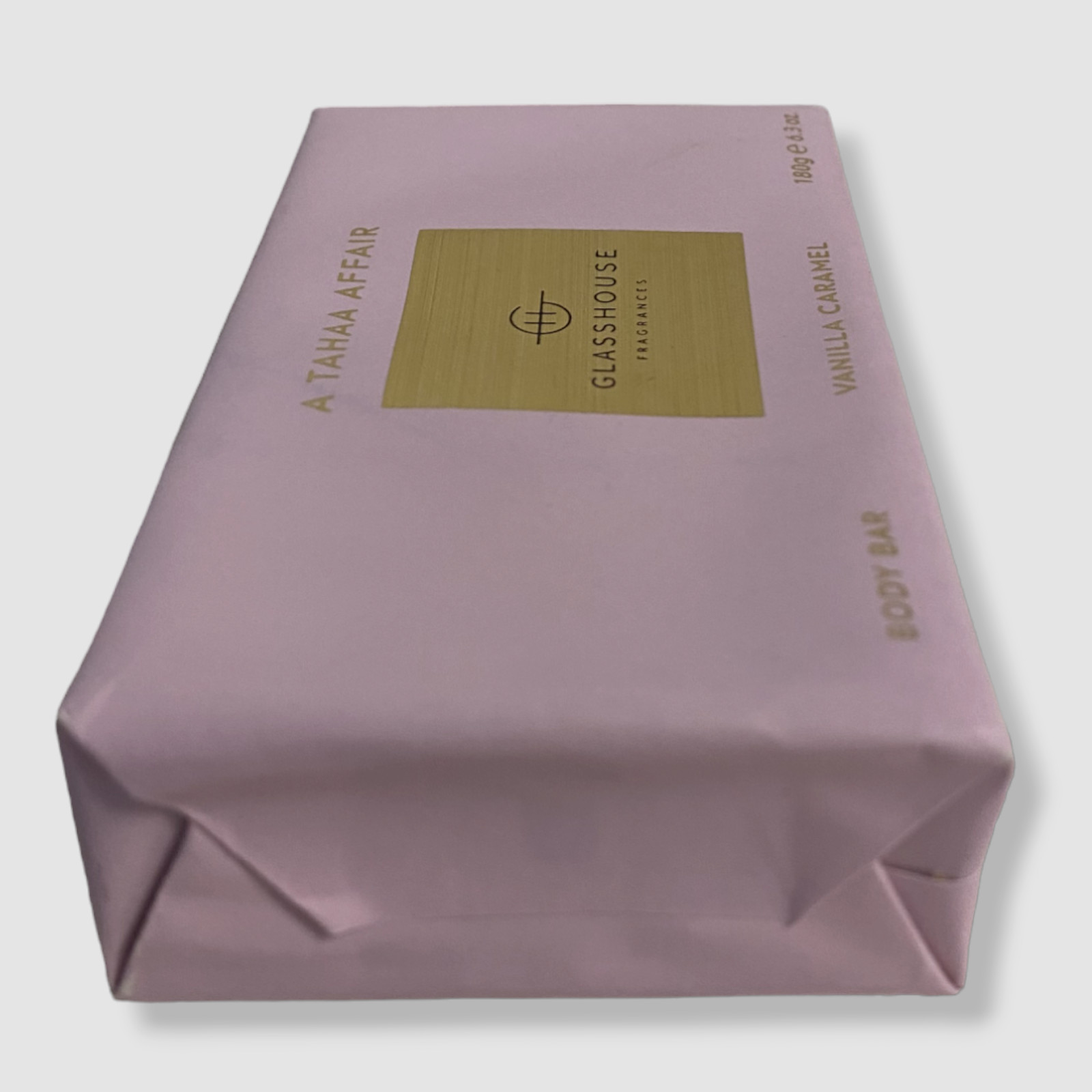 $15 GLASSHOUSE FRAGRANCES Vanilla Caramel A Tahaa Affair Body Soap Bar | 6.3 oz
