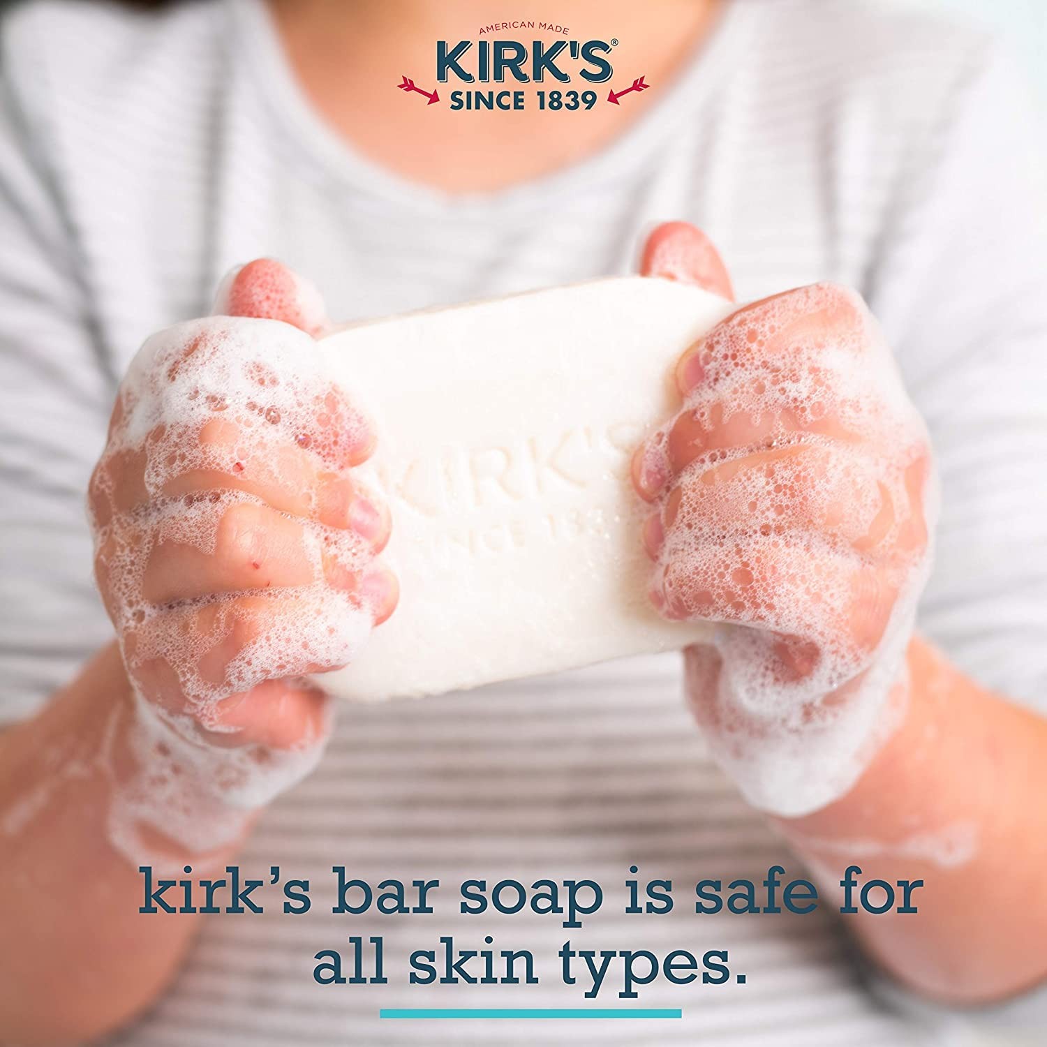 Kirk’s Natural 4 Ounce Coconut Oil Castile Soap Fragrance Free Pack Of 24