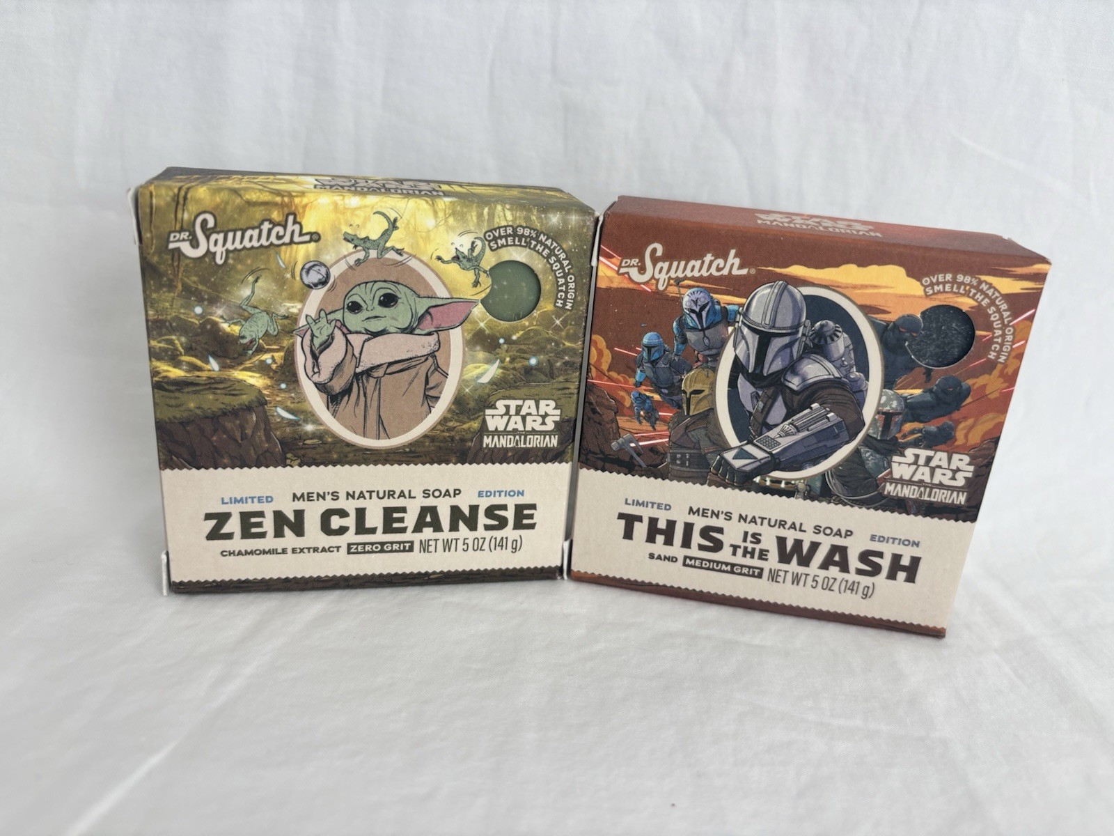 2-Pack Dr. Squatch Star Wars Limited Edition Soap This Is The Wash + Zen Cleanse