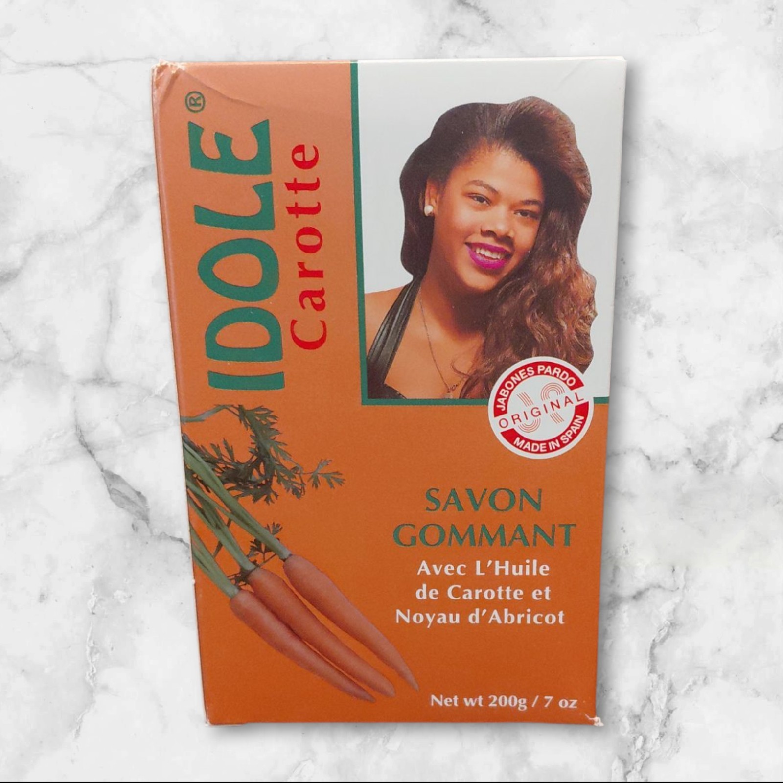 Soap Idole Carrot Zanahoria 200 Gr/7oz Narturel