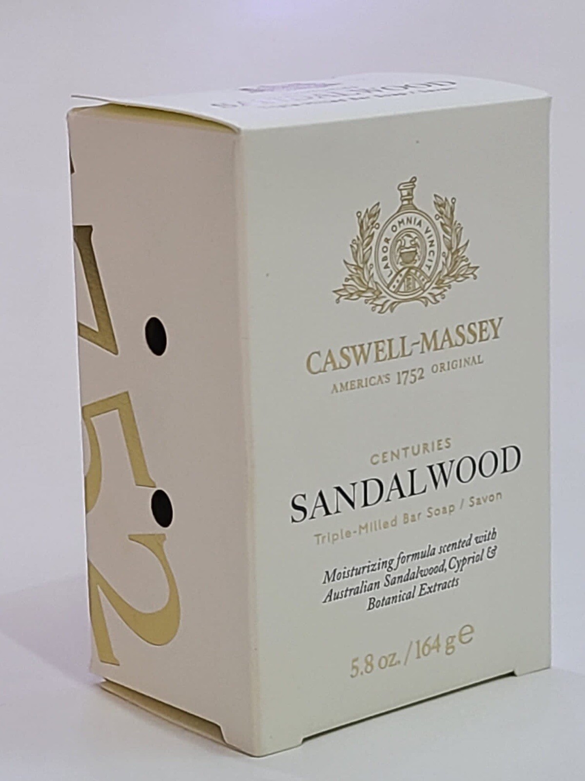 Caswell Massey Centuries Sandalwood Triple Milled Single Bar Soap