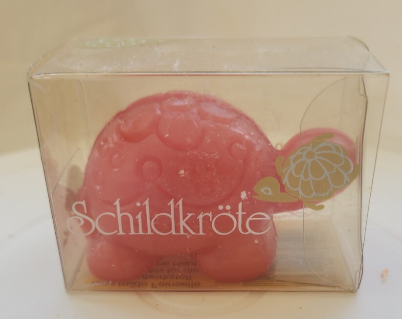 Vintage 1980’s Unique Happy Turtle Soap Schildkrote (German for tortoise)