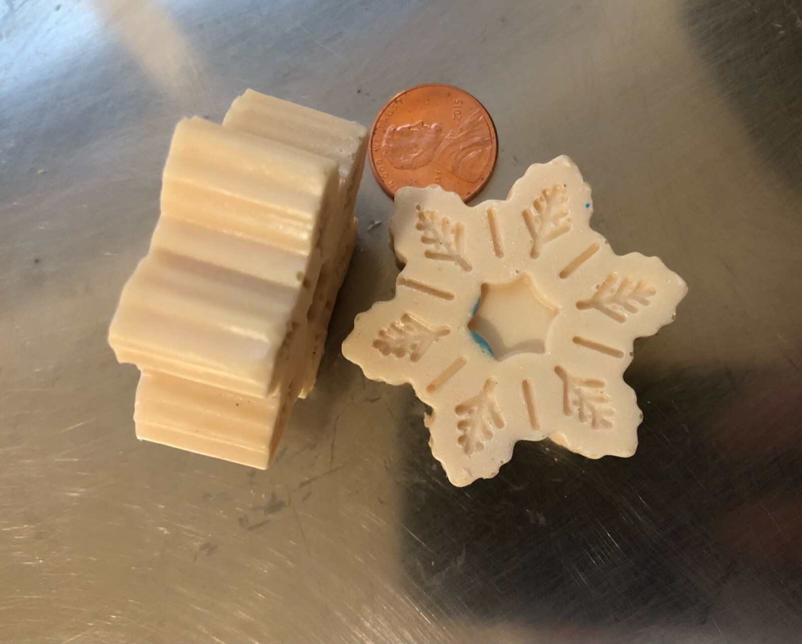 Coworker Birthday Bridal Party Shower Handmade SOAP Snowflakes Dif Colors Scents