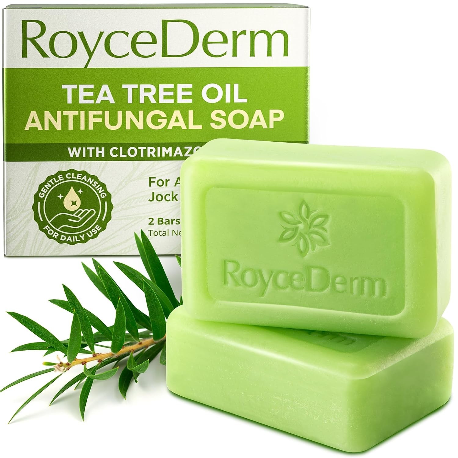 Antifungal Tea Tree Oil Soap Bar Athlete’s Foot Treatment Fungus Soap Relief