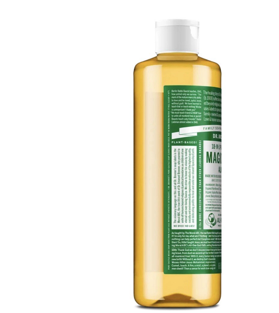 Dr Bronner’s 18-In-1 Hemp Almond Pure-Castile Soap 16fl oz 473ml