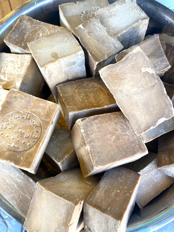 4x Piece Natural Soap, Laurel Pure Organic Healthy, Vintage Cosmetic Soap