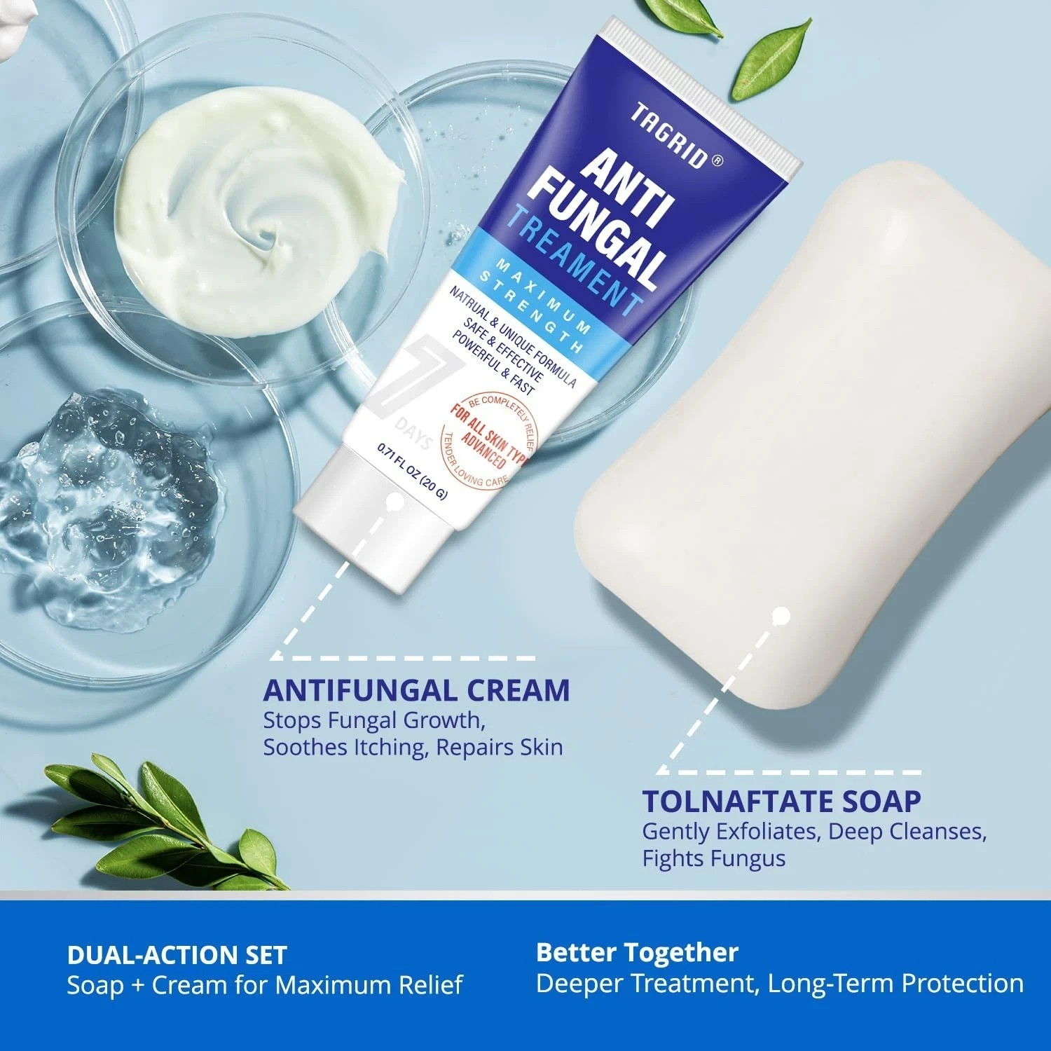 Kit Antifúngico para Pitiriasis Versicolor – Acción Rápida 7X