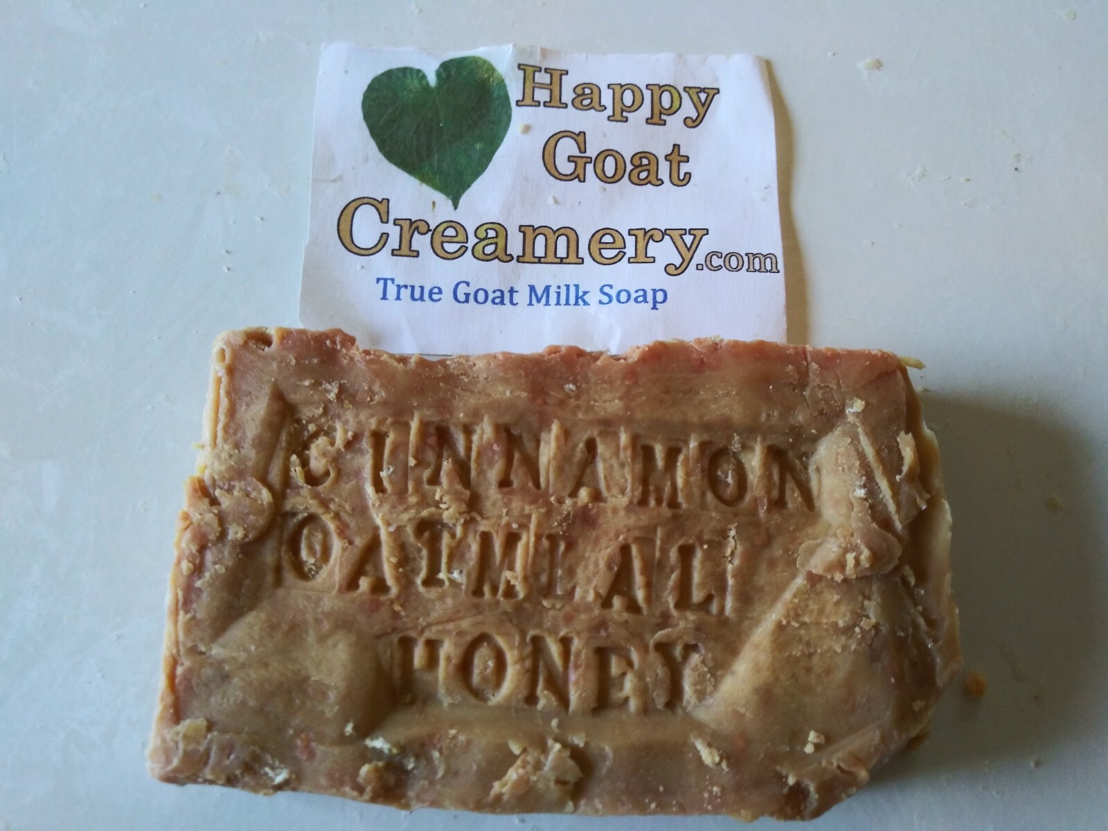 12 BARS RAW GOAT MILK SOAP HAPPY GOAT CREAMERY OATMEAL & HONEY LAVENDER SPEARMIN