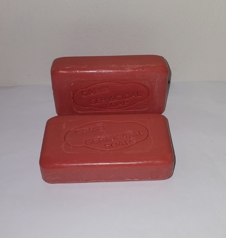 Authentic Jamaican CARBOLIC SOAP (2) Carib Carbolic Soap Bars New
