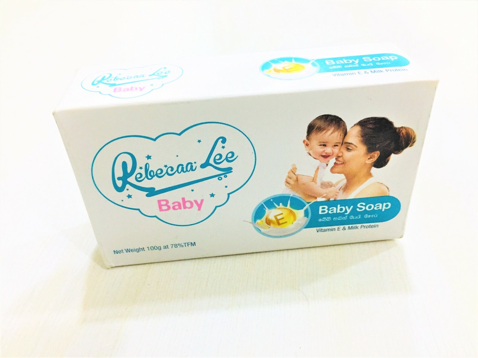 REBECAA LEE 100g Baby Soap With Natural Vitamin E & Milk Protein Baby Skin Care