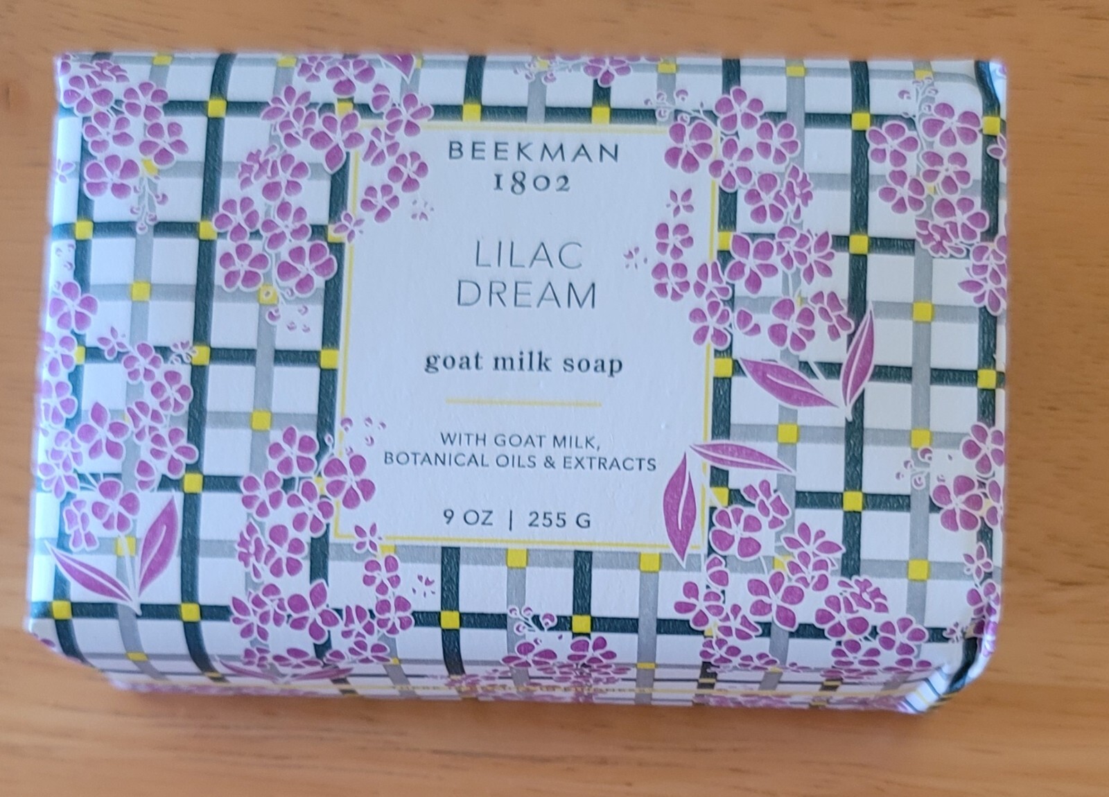 BEEKMAN 1802 LILAC DREAM BAR GOAT MILK SOAP 9oz NEW SHIPPING FREE