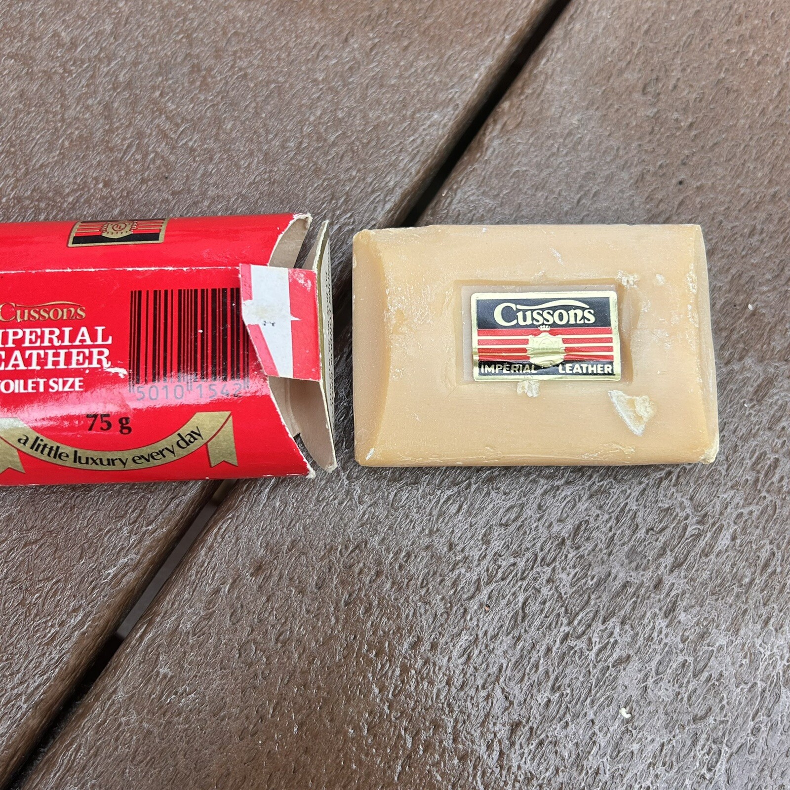 VTG Cussons Imperial Leather Bar Soap Toilet Size 75 Grams NOS-London England