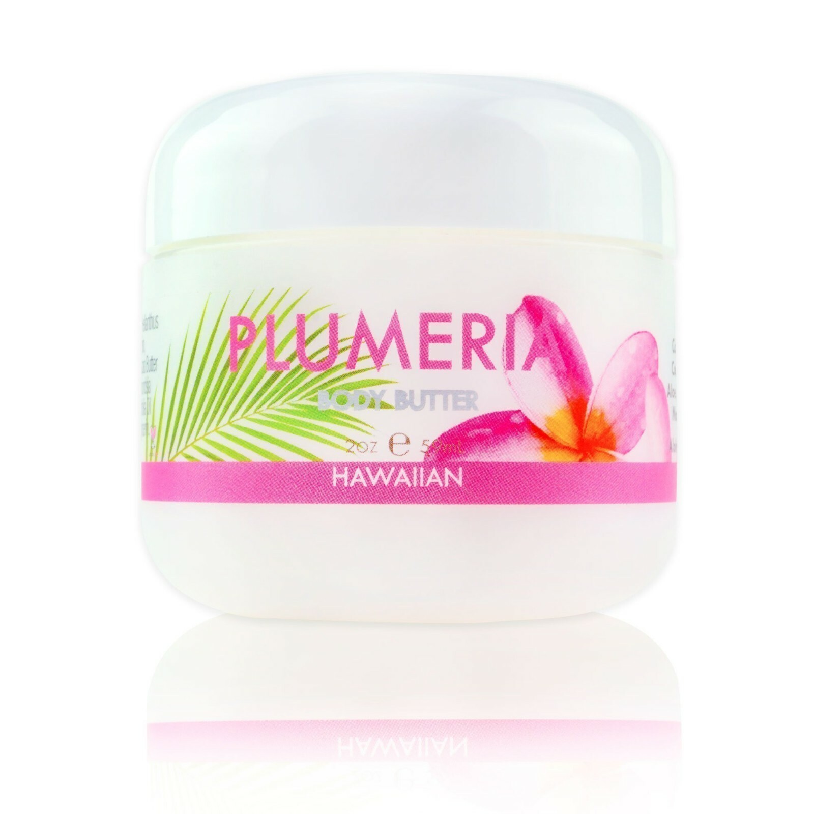 Maui Soap Co Tropical Body Butter PLUMERIA Aloe, Macadamia Nut & Coconut