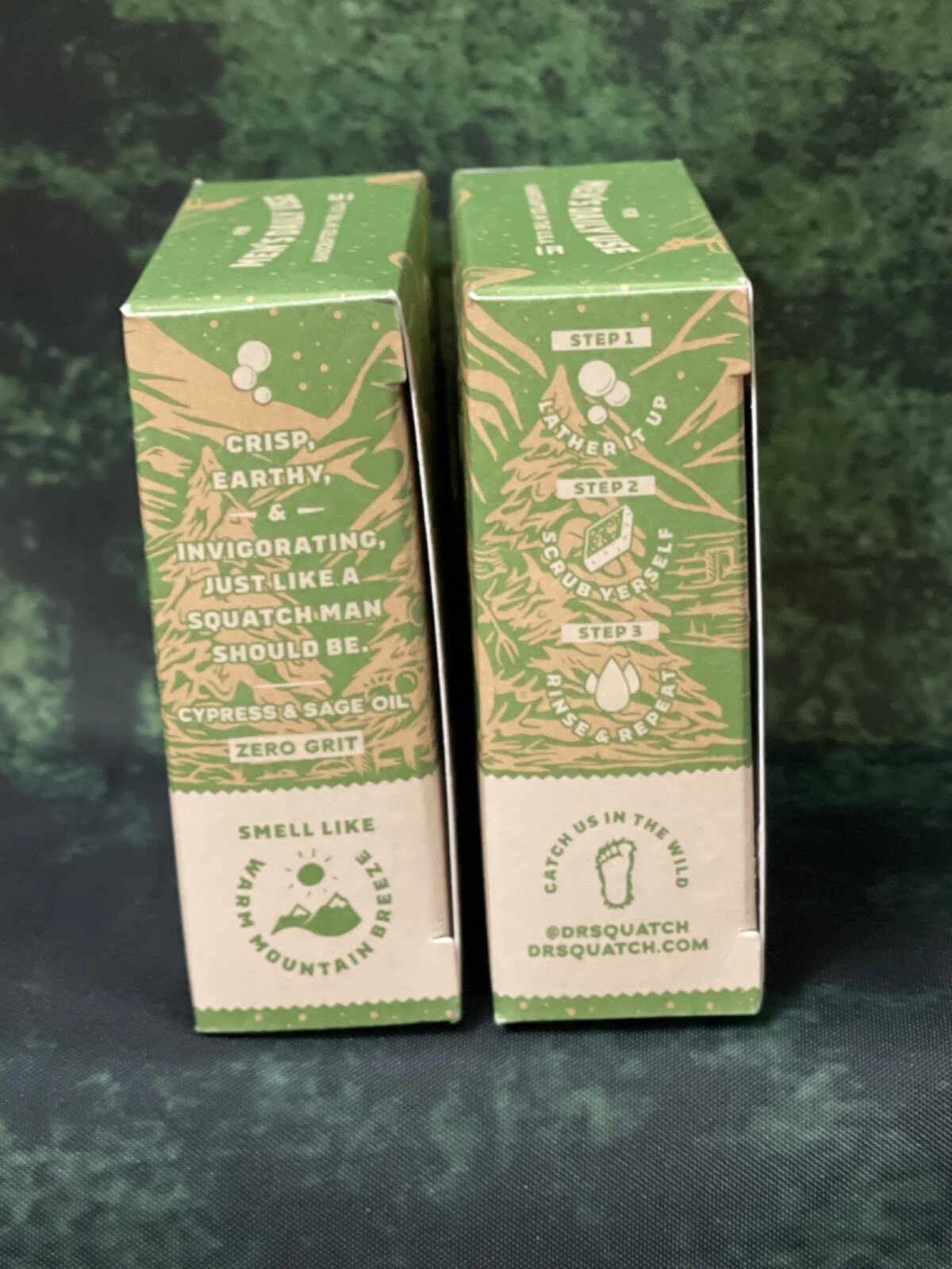 DR. Squatch Alpine Sage Holiday Soap (2 Bars) Very Rare Great Gift!