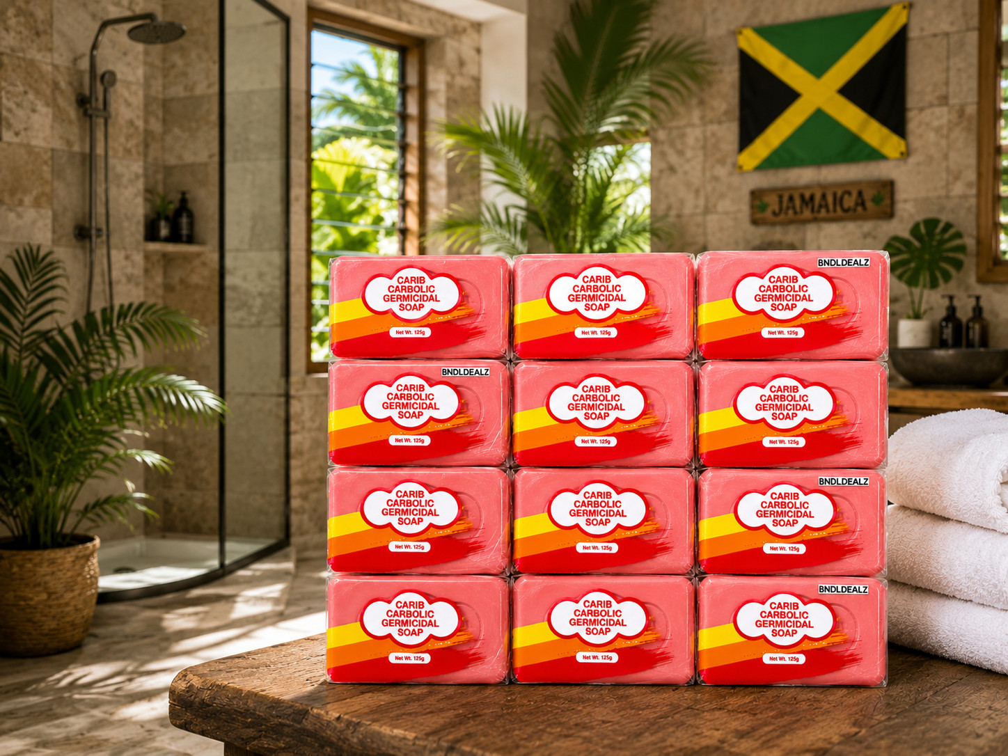Carbolic Soap Antibacterial 12 Pack, 125g each | Carib Carbolic Germicidal Soap