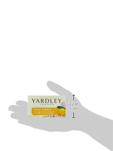 Yardley London Lemon Verbena Moisturizing Soap Bar with Shea Butter 4.25 oz