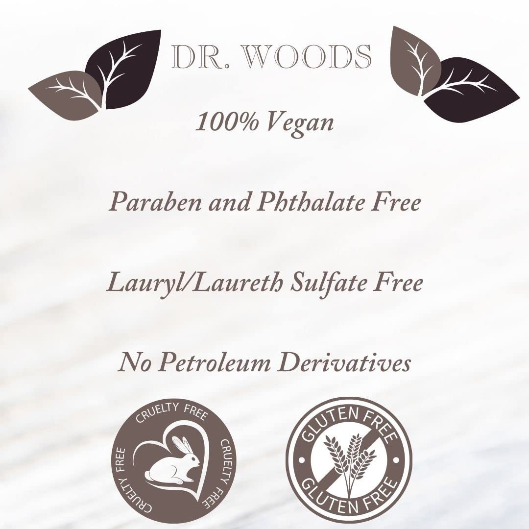 Dr. Woods Pure Peppermint Castile Soap Liquid 32 oz All Natural 3 PACK 96oz Lot