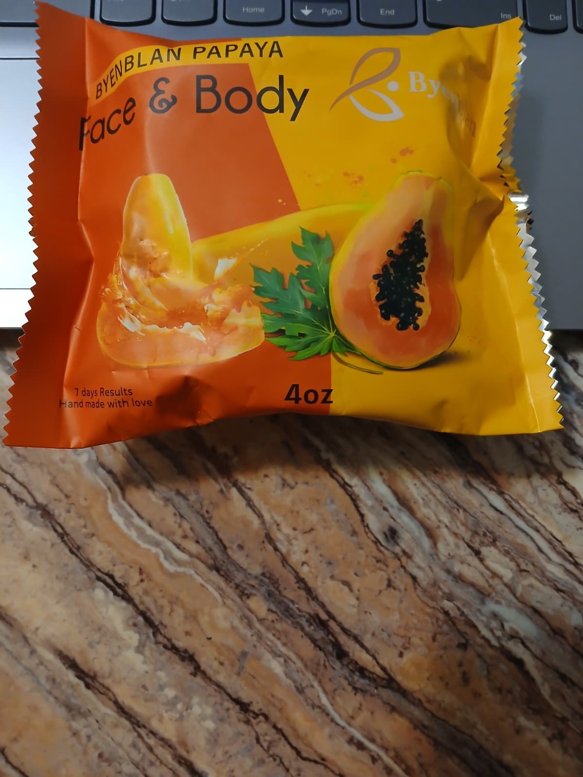 Byenblan soap papaya set