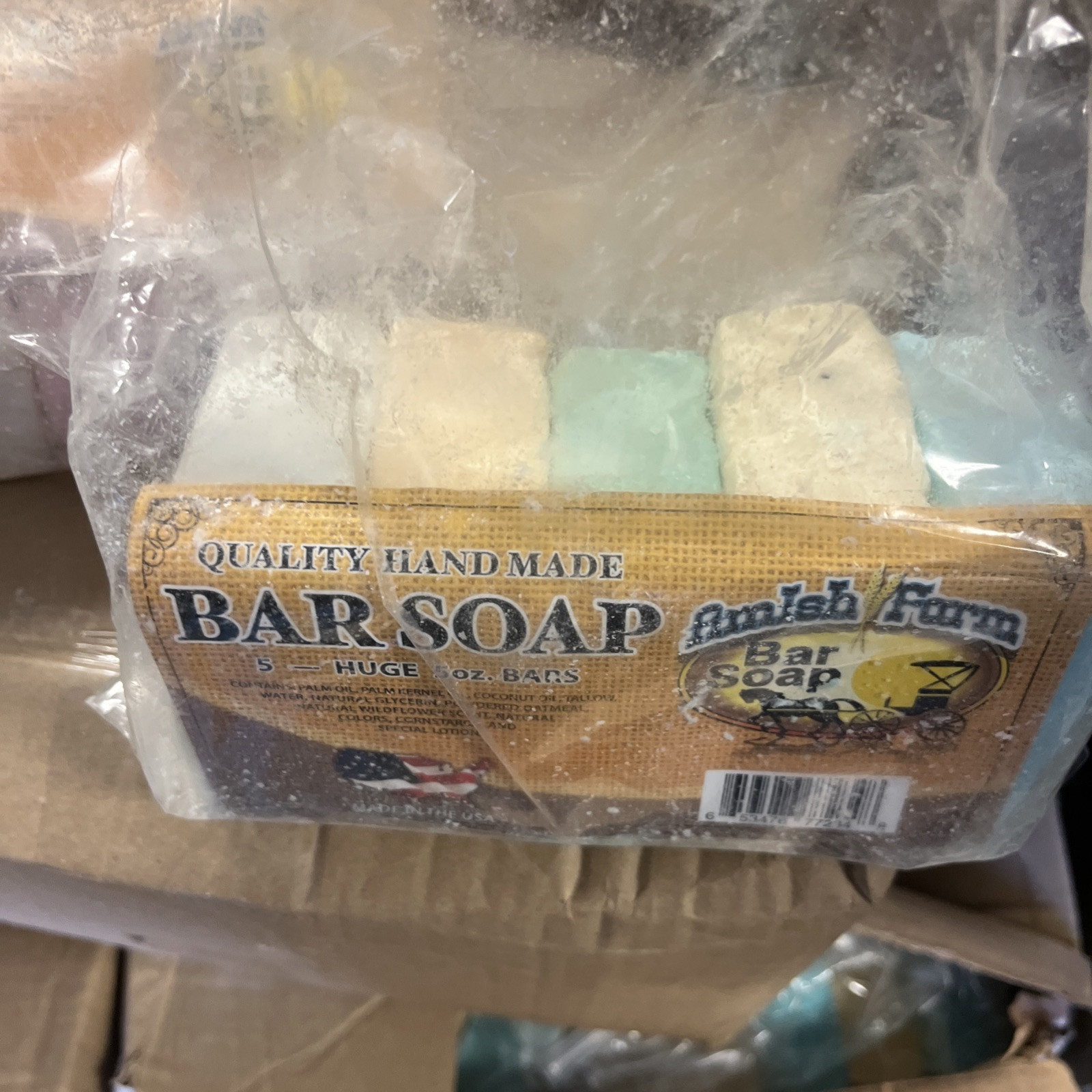 Amish Farm Bar Soap (Pack of 5) PICTURES PLEASE read .read .read