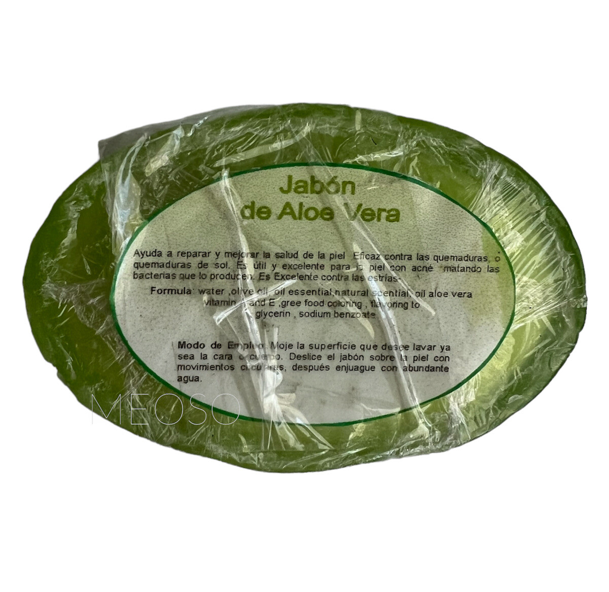 Aloe Vera Bar Soap -Improves Skin, effective for acne & Sun spots NEW AND SEALED