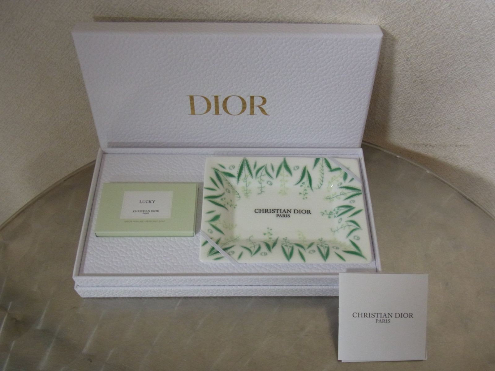 Christian Dior Lucky Platinum Member Limited Soap Dish Tray with Box
